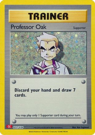Trading Card Game Classic Professor Oak (CLC) #023