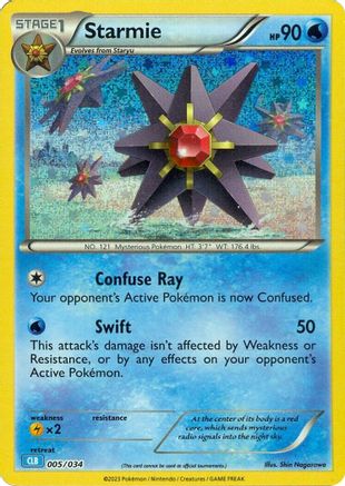 Trading Card Game Classic Starmie #005