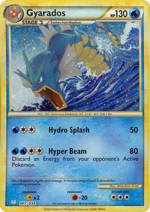 Trading Card Game Classic Gyarados #007