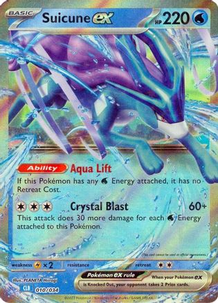 Trading Card Game Classic Suicune ex #010