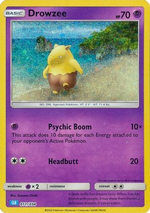Trading Card Game Classic Drowzee #011