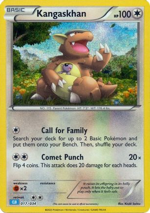 Trading Card Game Classic Kangaskhan #017