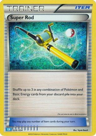 Trading Card Game Classic Super Rod (CLB) #028