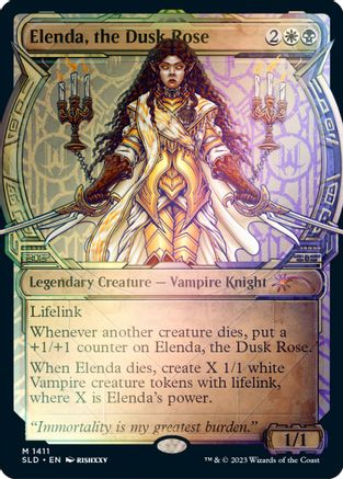 Elenda, the Dusk Rose (Rainbow Foil)