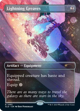 Lightning Greaves (1493) (Galaxy Foil)