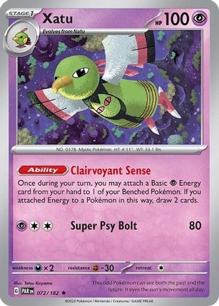 Deck Exclusives Xatu - 072/182 (Non-Holo) #072