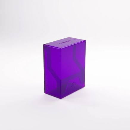 GameGenic Purple Deck Box - Holds 100+ Cards, Durable Storage For TCG Games