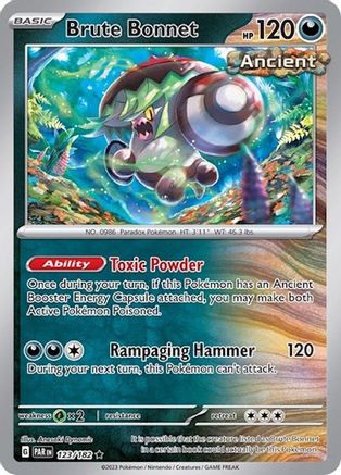 Miscellaneous Cards & Products Brute Bonnet - 123/182 (Cosmos Holo) #123