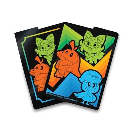 Paldea Evolved Card Divider - Sprigatito, Quaxly and Fuecoco - Pokemon ...