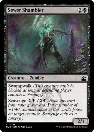 Sewer Shambler - Ravnica Remastered - Magic: The Gathering