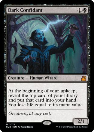 Dark Confidant - Ravnica Remastered - Magic: The Gathering