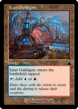 Izzet Guildgate (Retro Frame) - Ravnica Remastered - Magic: The Gathering