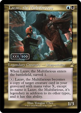 Lazav, the Multifarious (Retro Frame) (Serial Numbered) - Ravnica ...