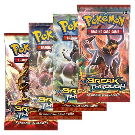 BREAKthrough Booster Pack Art Bundle [Set of 4] - XY - BREAKthrough ...