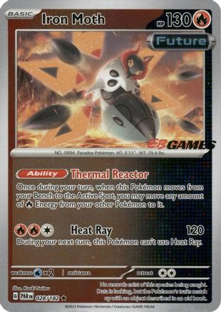 Miscellaneous Cards & Products Iron Moth - 028/182 (EB Games Promo) #028