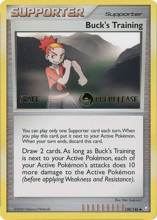 Miscellaneous Cards & Products Buck's Training - 130/146 (Prerelease) [Staff] #130