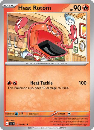 SV: Paldean Fates Heat Rotom #013