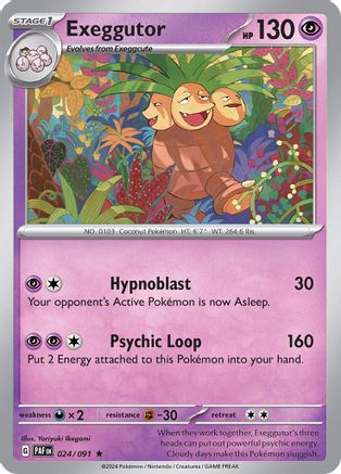 SV: Paldean Fates Exeggutor #024