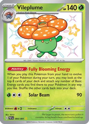 SV: Paldean Fates Vileplume #094