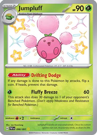 SV: Paldean Fates Jumpluff #098
