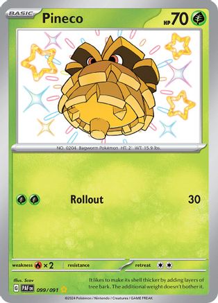 SV: Paldean Fates Pineco #099