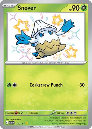 SV: Paldean Fates Snover #100