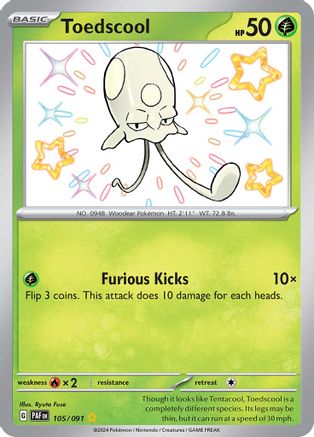 SV: Paldean Fates Toedscool #105