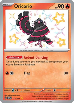 SV: Paldean Fates Oricorio #113