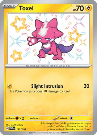 SV: Paldean Fates Toxel #140