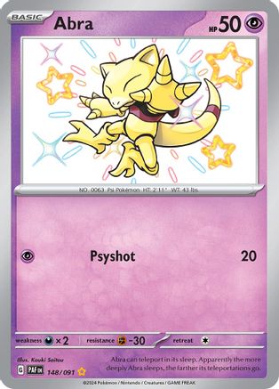 SV: Paldean Fates Abra #148