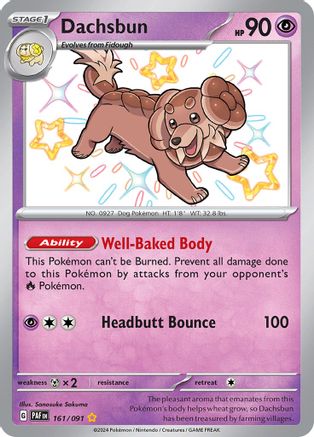 SV: Paldean Fates Dachsbun #161