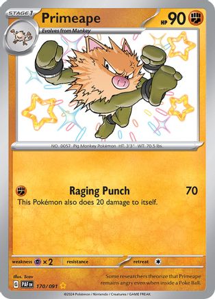 SV: Paldean Fates Primeape #170