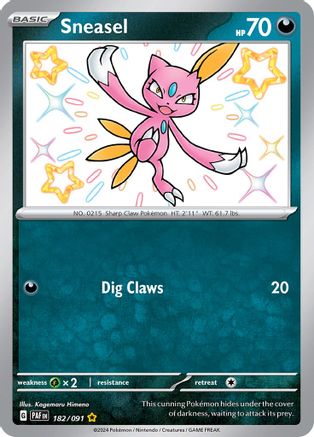 SV: Paldean Fates Sneasel #182
