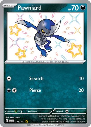 SV: Paldean Fates Pawniard #185