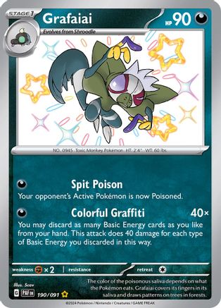 SV: Paldean Fates Grafaiai #190