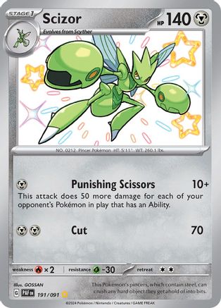 SV: Paldean Fates Scizor #191
