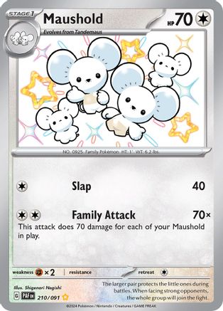 SV: Paldean Fates Maushold #210
