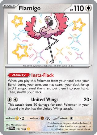 SV: Paldean Fates Flamigo #211