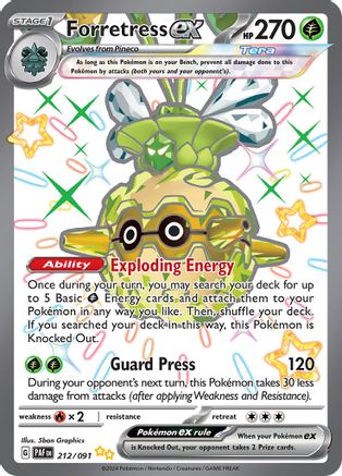 SV: Paldean Fates Forretress ex #212