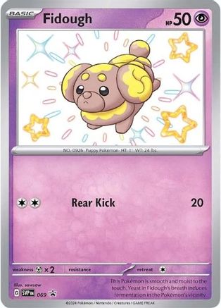 SV: Scarlet & Violet Promo Cards Fidough #069