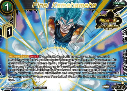 Final Kamehameha (2023 World Championship Z-Extra Card Set 