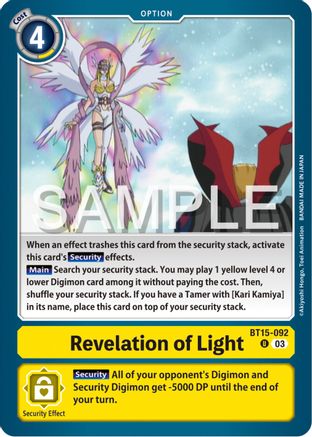 Revelation of Light
