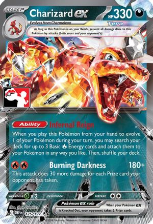 Prize Pack Series Cards Charizard ex #125