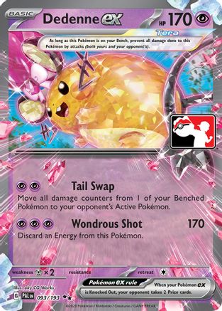 Prize Pack Series Cards Dedenne ex #093