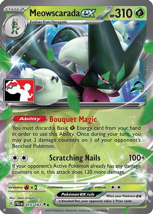 Prize Pack Series Cards Meowscarada ex #015