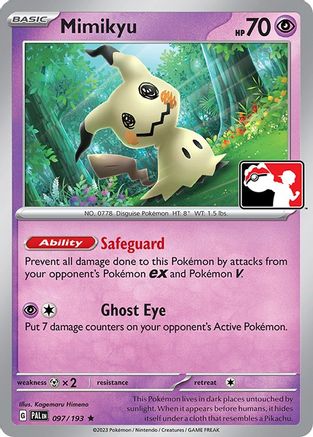Prize Pack Series Cards Mimikyu #097