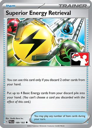 Prize Pack Series Cards Superior Energy Retrieval #189