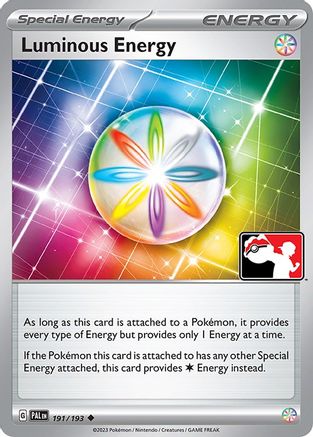 Prize Pack Series Cards Luminous Energy #191