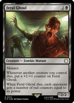 Feral Ghoul (Surge Foil) - Universes Beyond: Fallout - Magic: The Gathering