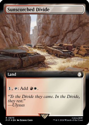 Sunscorched Divide (Extended Art) (Surge Foil)